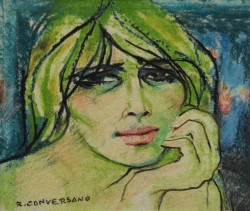 1920 – 2010 </br>Il richiamo</br> Pastelli su cartoncino (cm 105 x 130)