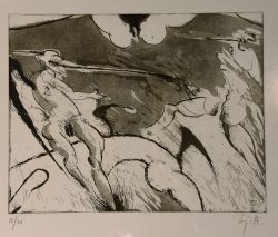 Castiglione del Lago 1941 </br>Senza titolo</br> Serigrafia (mm 250 x 310)