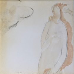 Castiglione del Lago 1941 </br>Rilettura</br> Tecnica mista (mm 285 x 285)