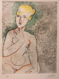 Faenza 1909 – Roma 1981 </br>Albina</br> Incisione (mm 500 x 340) 56/115