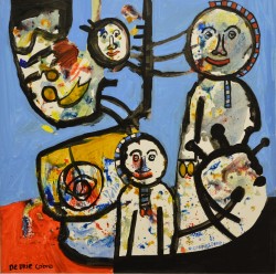 Amsterdam 1940 </br>La metamorfosi</br> Olio su tela (cm 60 x 60)