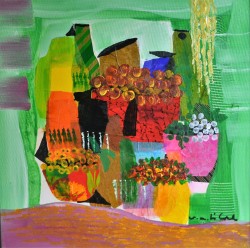 San Marco in Lamis 1937 – 2015 </br>Natura morta </br> Olio su tela (cm 40 x 40)