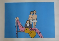 Bergamo 1911 – Milano 1989 </br>La fine della musica</br> Litografia (cm 60 x 43)